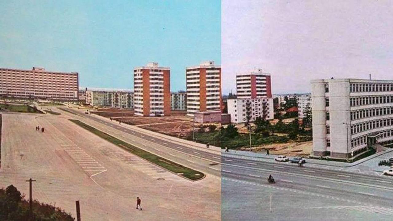 Spitalul Județean și zona din jur – Timișoara, 1977