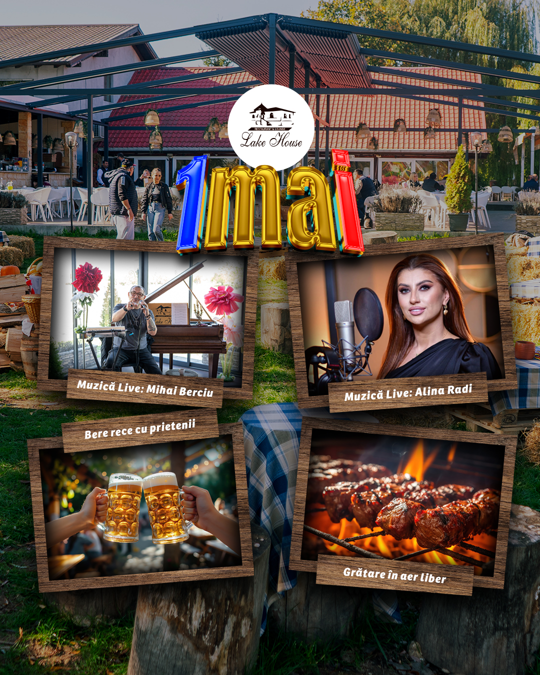 1 Mai la Lake House Chișoda: grătare încinse, bere rece, muzică live și o primăvară care te scoate din casă