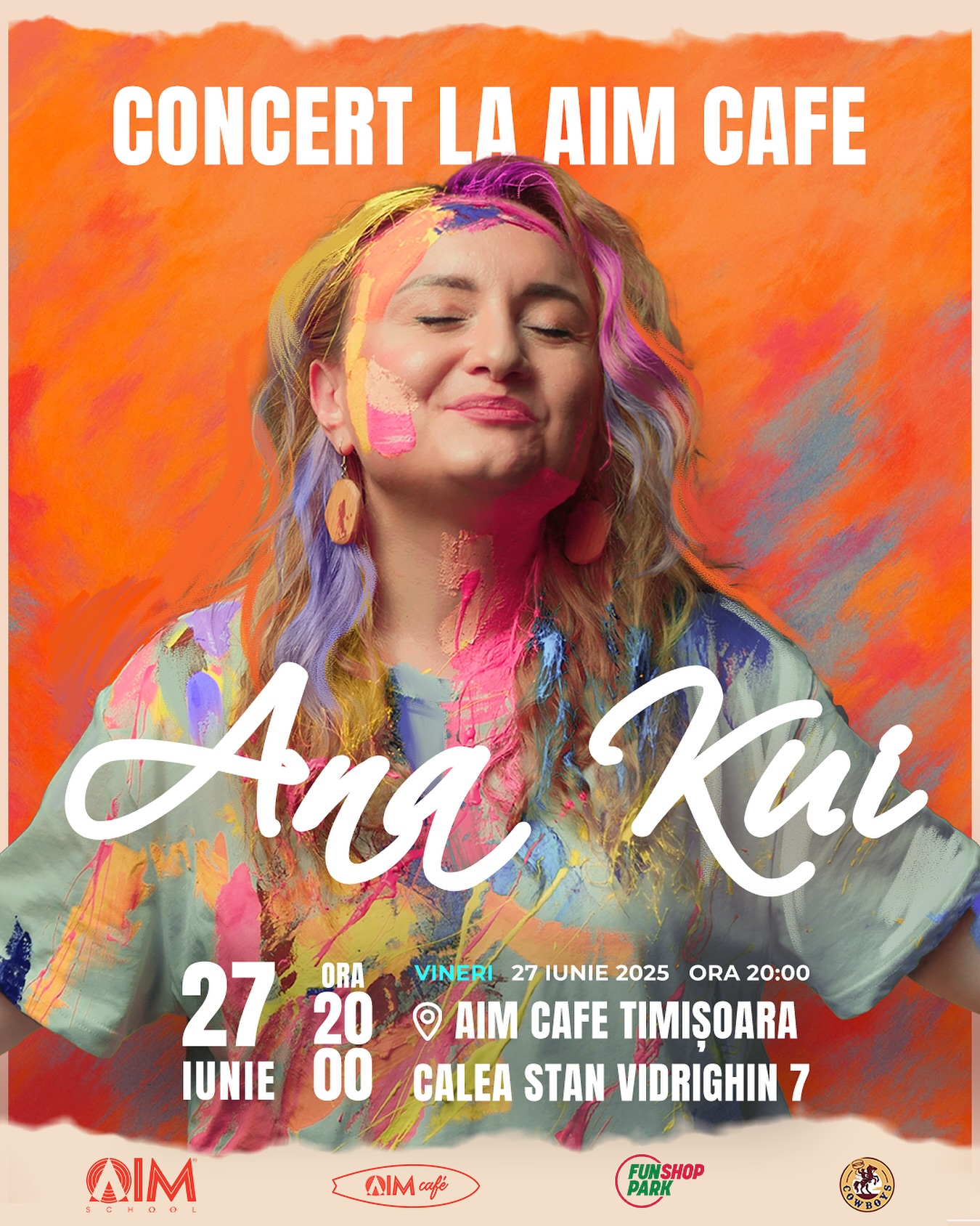 Vara începe cu muzică live la AIM Cafe: Ana Kui în concert, pe 27 iunie!
