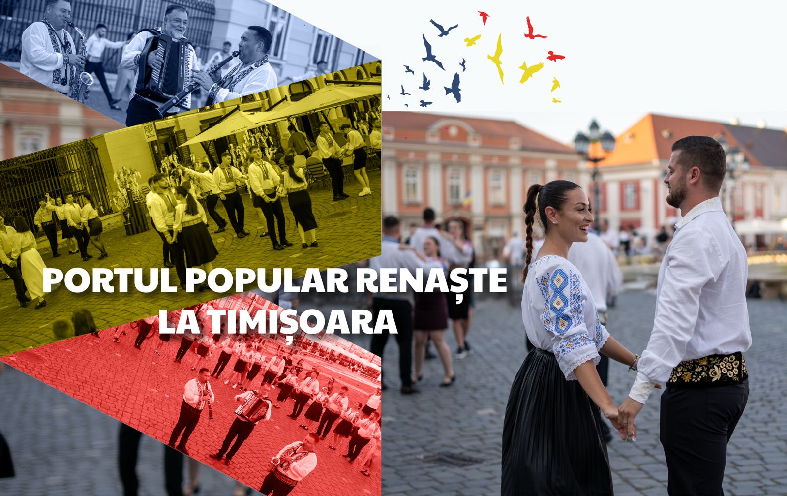 Tradiția românească a prins viață în Piața Unirii din Timișoara