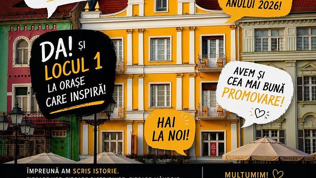Timișoara este oficial Destinația Anului 2026 în România