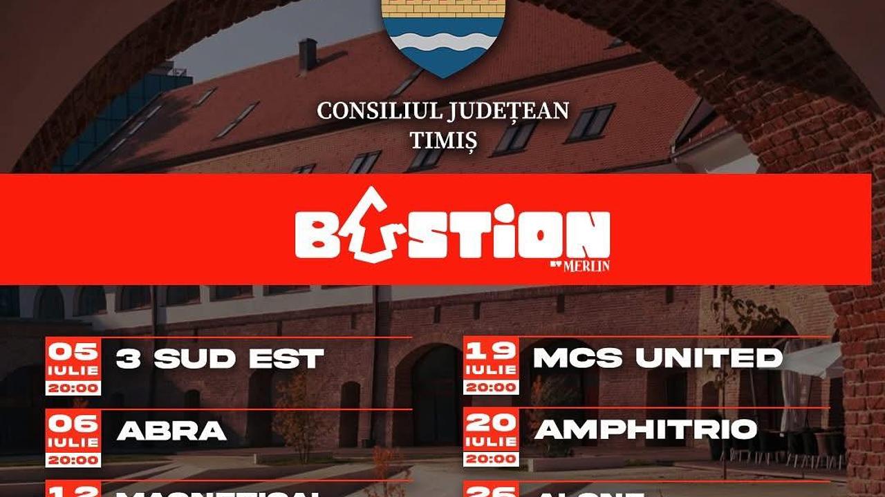 Bastionul Theresia devine scenă de concert: vara 2025 aduce muzică live în fiecare weekend