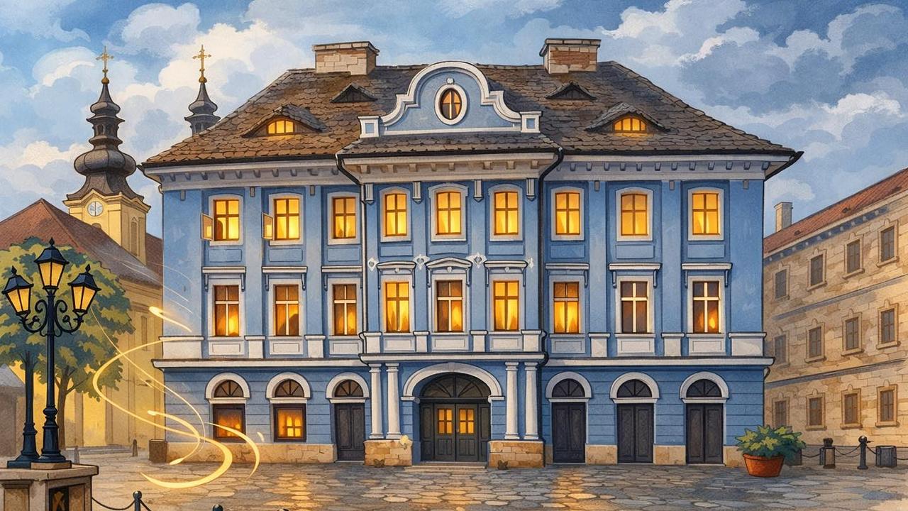 Casa Comunității Ortodoxe Sârbe – Piața Unirii (ilustrație)