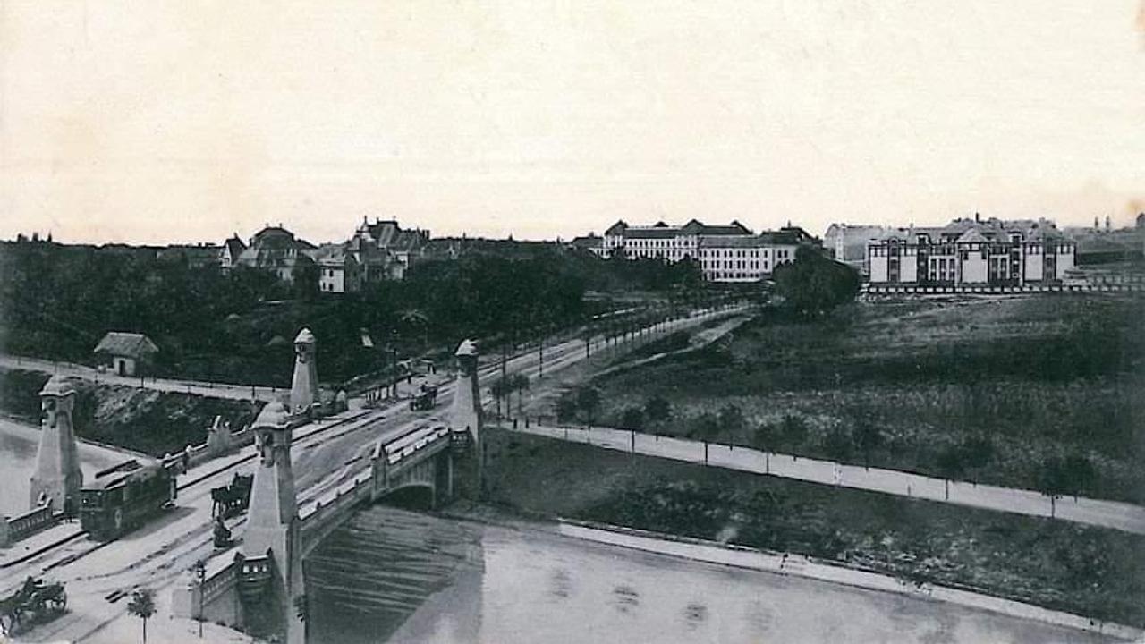 Vedere de pe Palatul Neptun spre Cetate – Timișoara, 1915