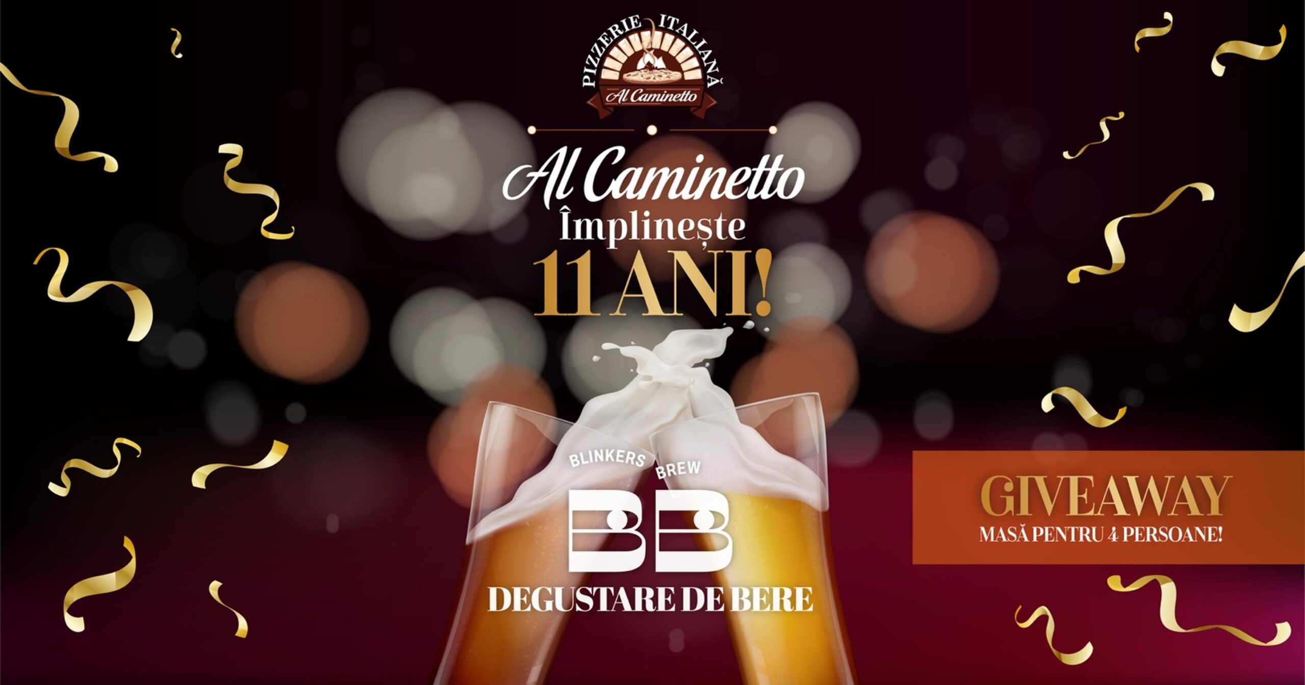 Joia care schimbă rutina – 11 ani de Al Caminetto!