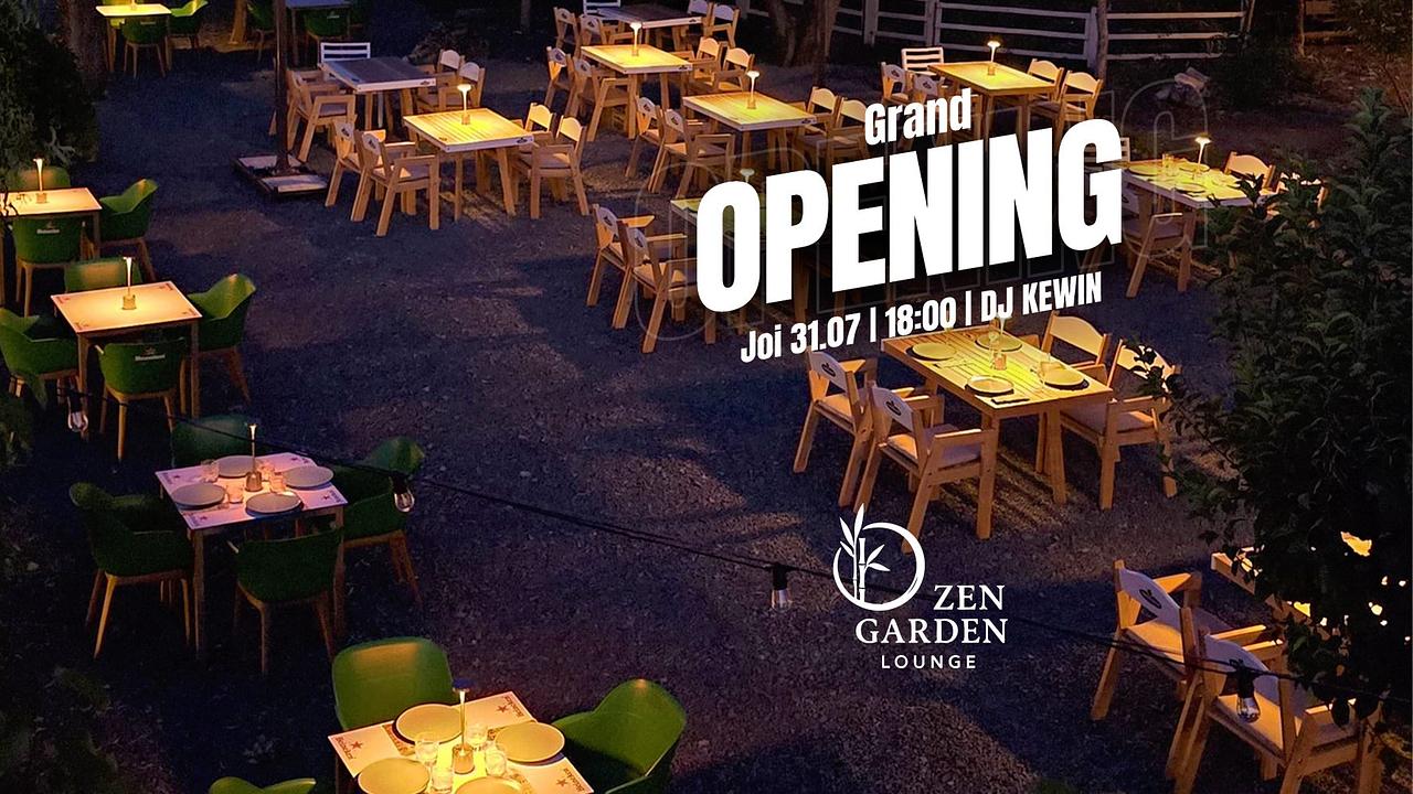 Unde începe vara ta altfel? La Zen Garden Lounge!