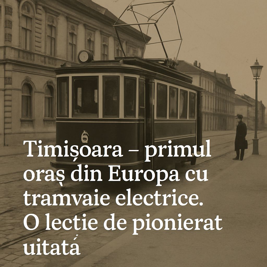 Timișoara – primul oraș din Europa cu tramvaie electrice. O lecție de pionierat uitată