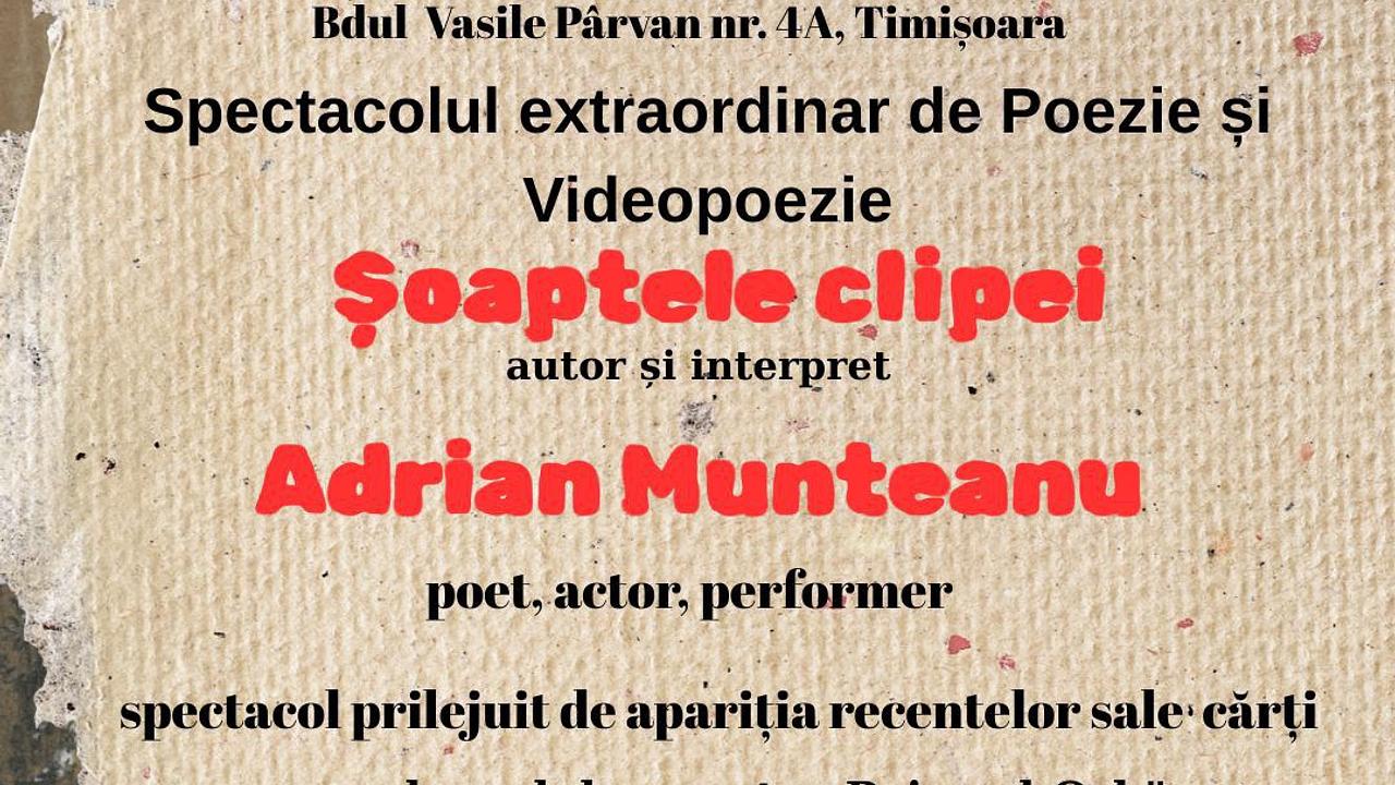 Joi, 9 octombrie 2025 – Spectacol extraordinar de Poezie și Videopoezie