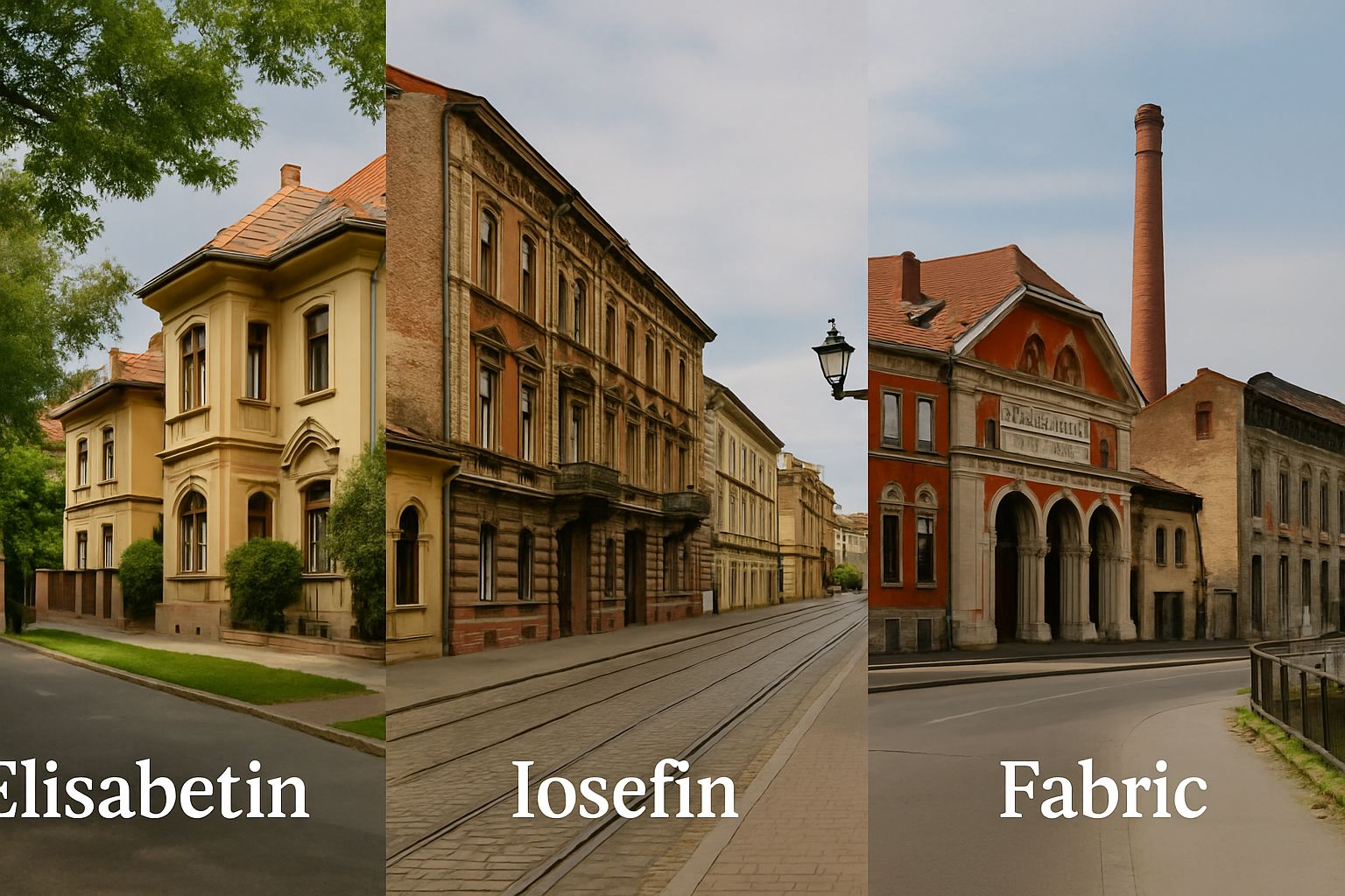 Cartierele Timișoarei – Elisabetin, Iosefin și Fabric: Trei suflete, un singur oraș