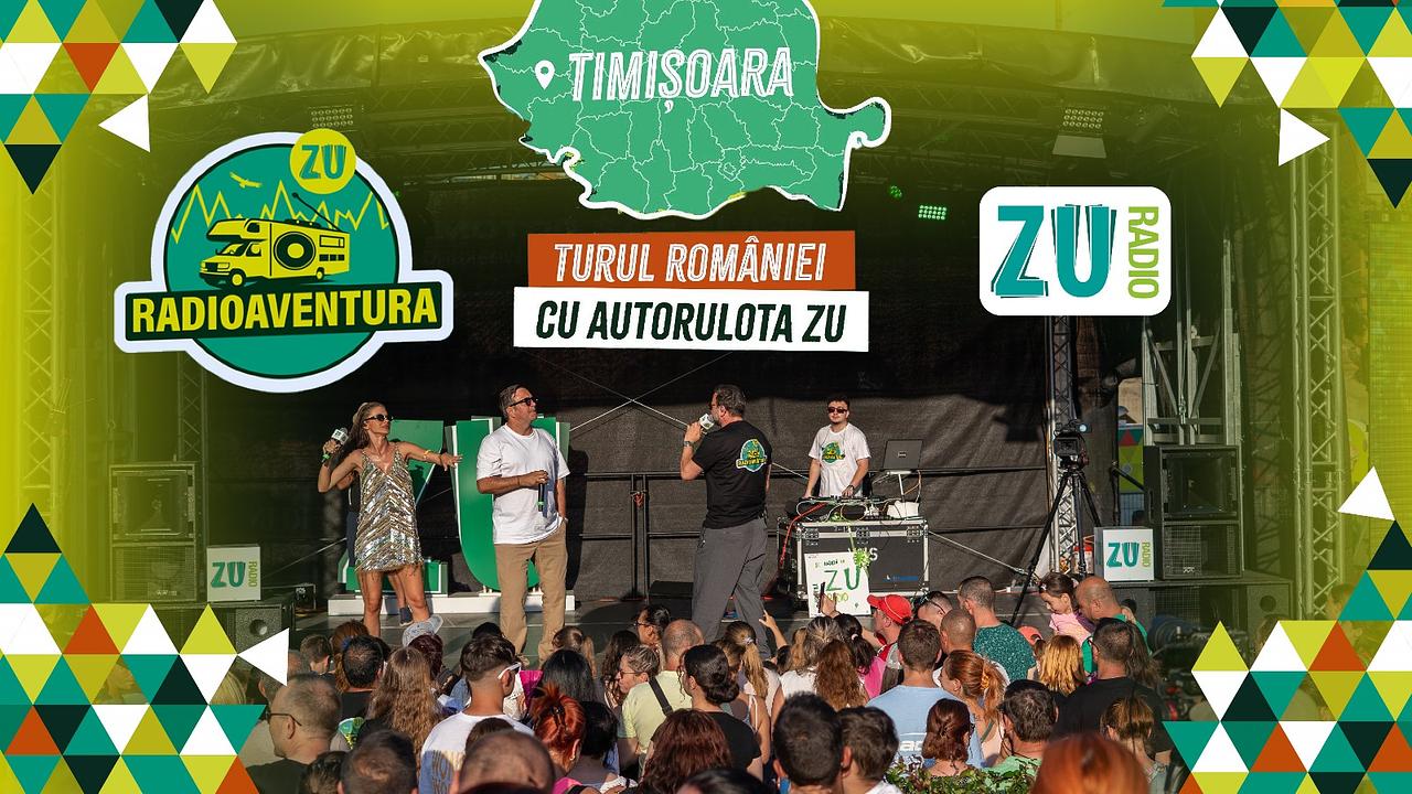 RadioAventura a făcut spectacol la Bastionul Theresia! Timișoara a vibrat pe frecvența ZU